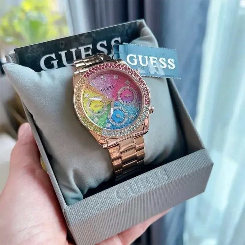 Guess Sol Multifunction Multi-Color Dial Ladies Watch- GW0483L3